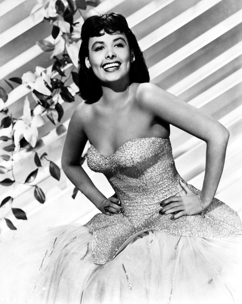Lena Horne portrait in wedding gown photo print