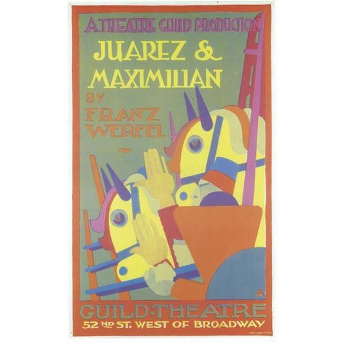 Juarez and Maximilian Broadway movie poster 11x17