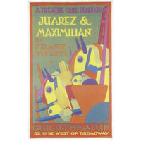 Juarez and Maximilian Broadway movie poster 11x17