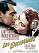 Notorious Movie Masterprint Poster featuring Cary Grant and Ingrid Bergman.