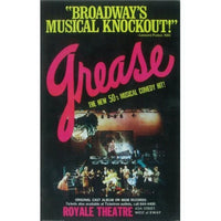 Grease Broadway Movie Poster in 11x17 size, perfect for theater lovers.