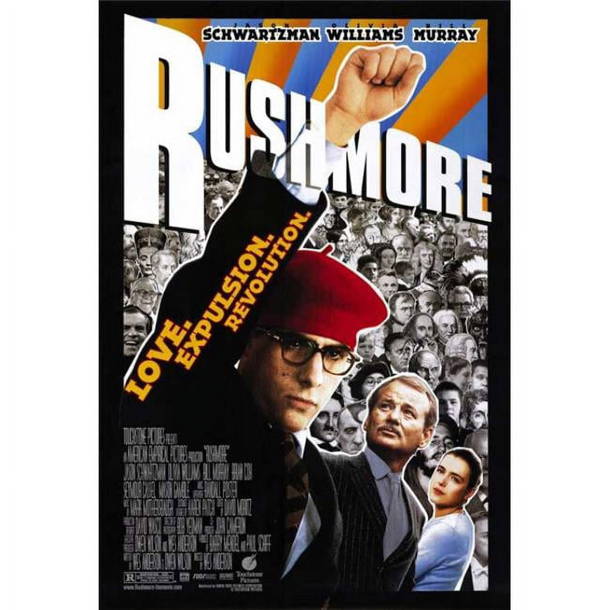 Rushmore movie poster print 27x40 inches featuring iconic imagery from the film.