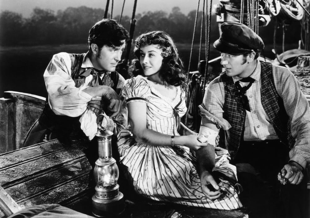 Reap The Wild Wind movie poster featuring Ray Milland, Paulette Goddard, and John Wayne.