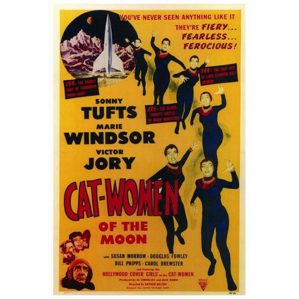 Cat Women of the Moon Movie Poster Print 27x40 inches