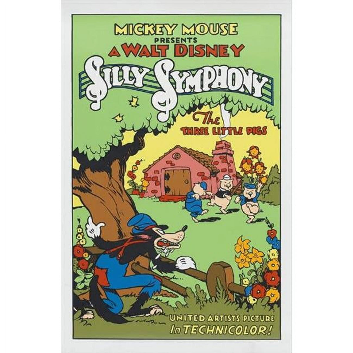 The Three Little Pigs Movie Poster Print 27x40