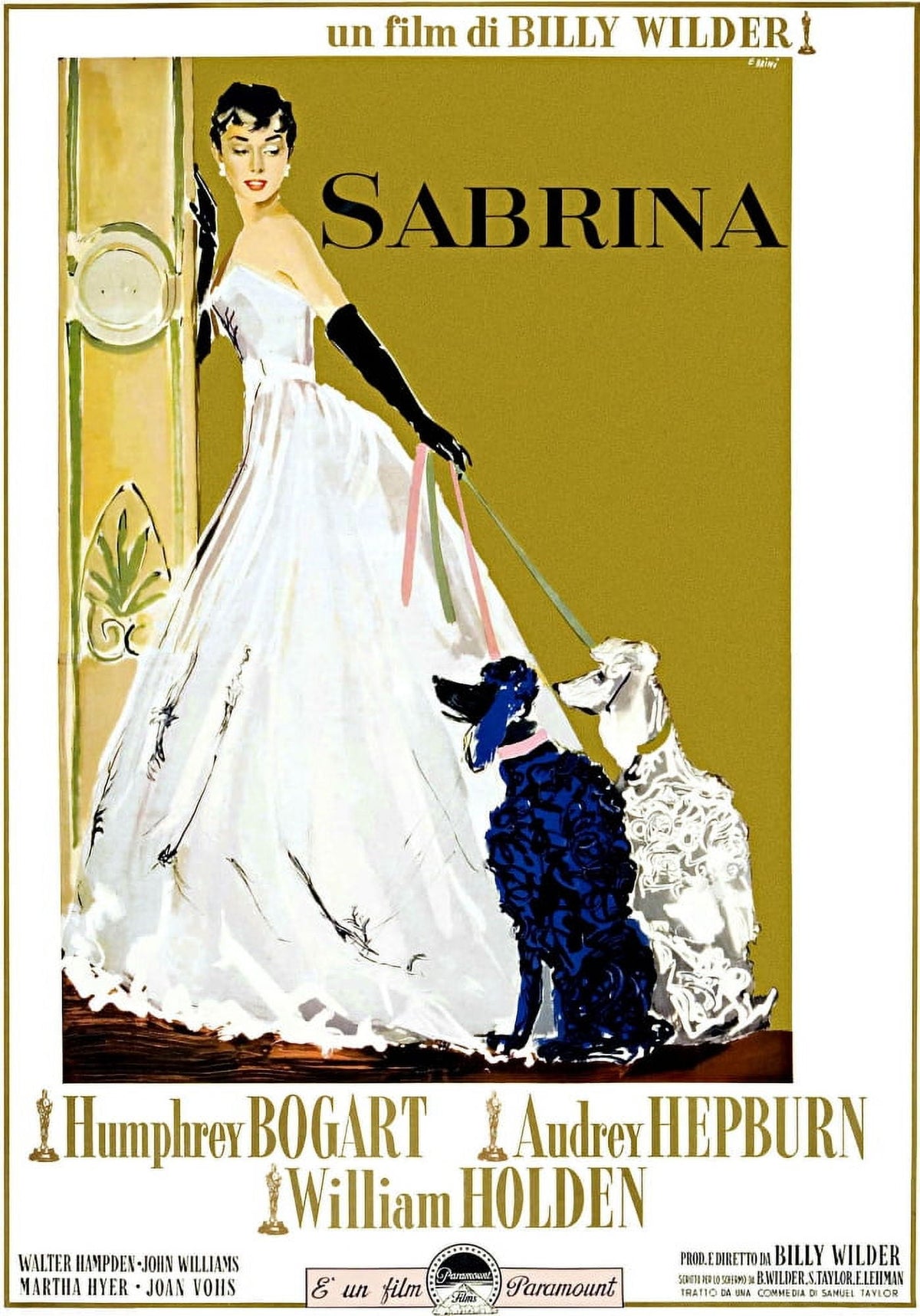 Sabrina 1954 Movie Poster Masterprint 11x17 featuring Audrey Hepburn