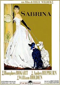 Sabrina 1954 Movie Poster Masterprint 11x17 featuring Audrey Hepburn