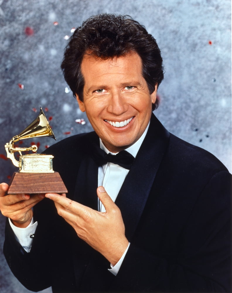 Garry Shandling portrait photo print in black coat