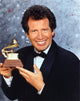 Garry Shandling portrait photo print in black coat