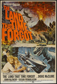 The Land That Time Forgot movie poster in 11x17 size