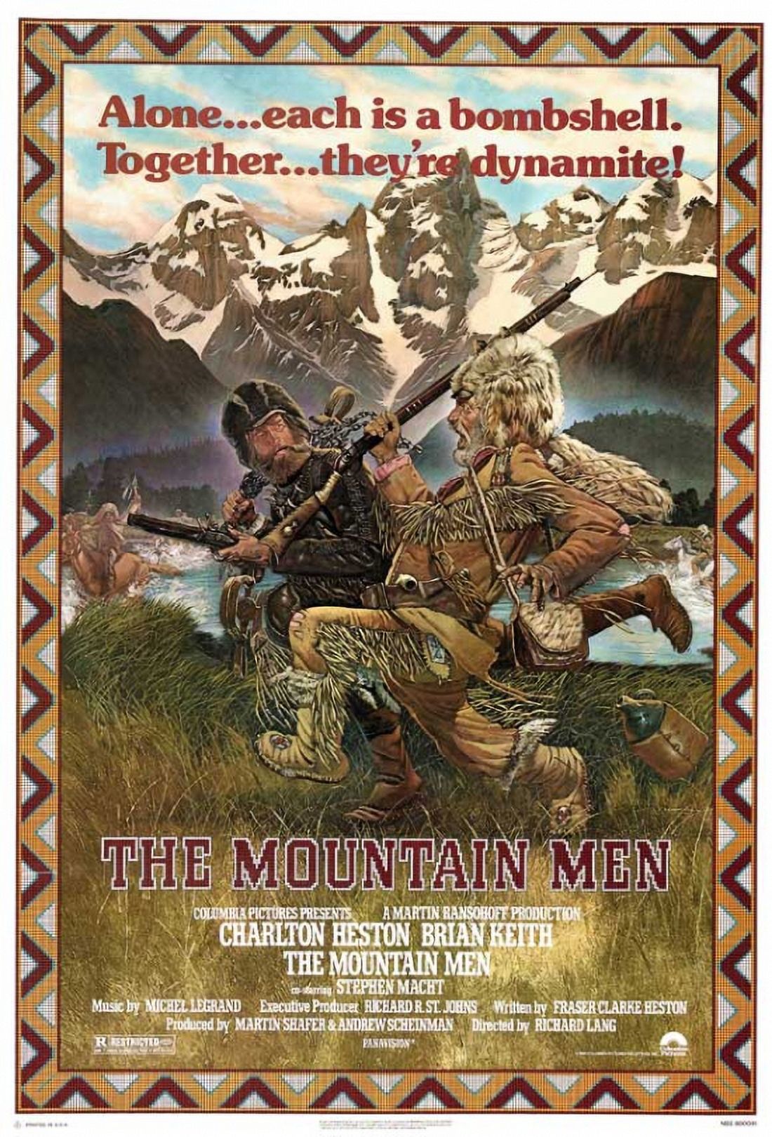 The Mountain Men Movie Poster - 11x17 Print