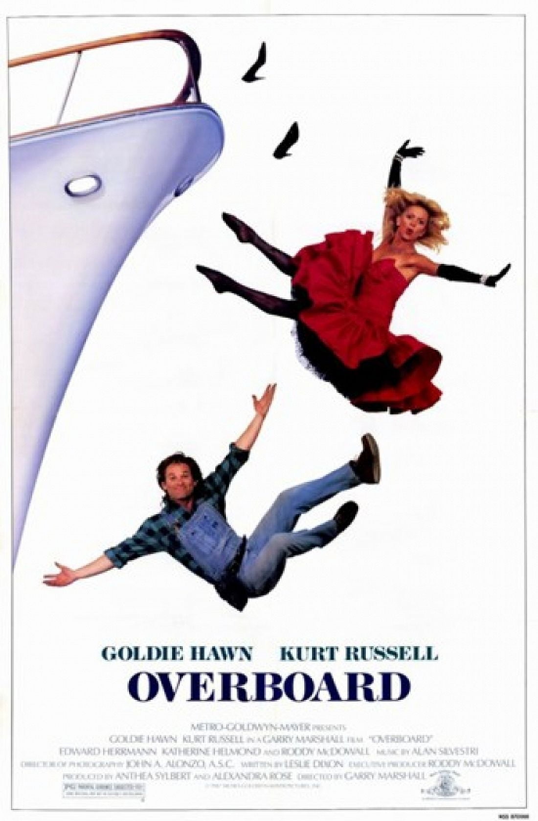 Overboard Movie Poster 11x17 print featuring classic comedy.