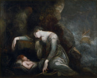 Danaë and Perseus on Seriphos art print by Henry Fuseli, available in multiple sizes.