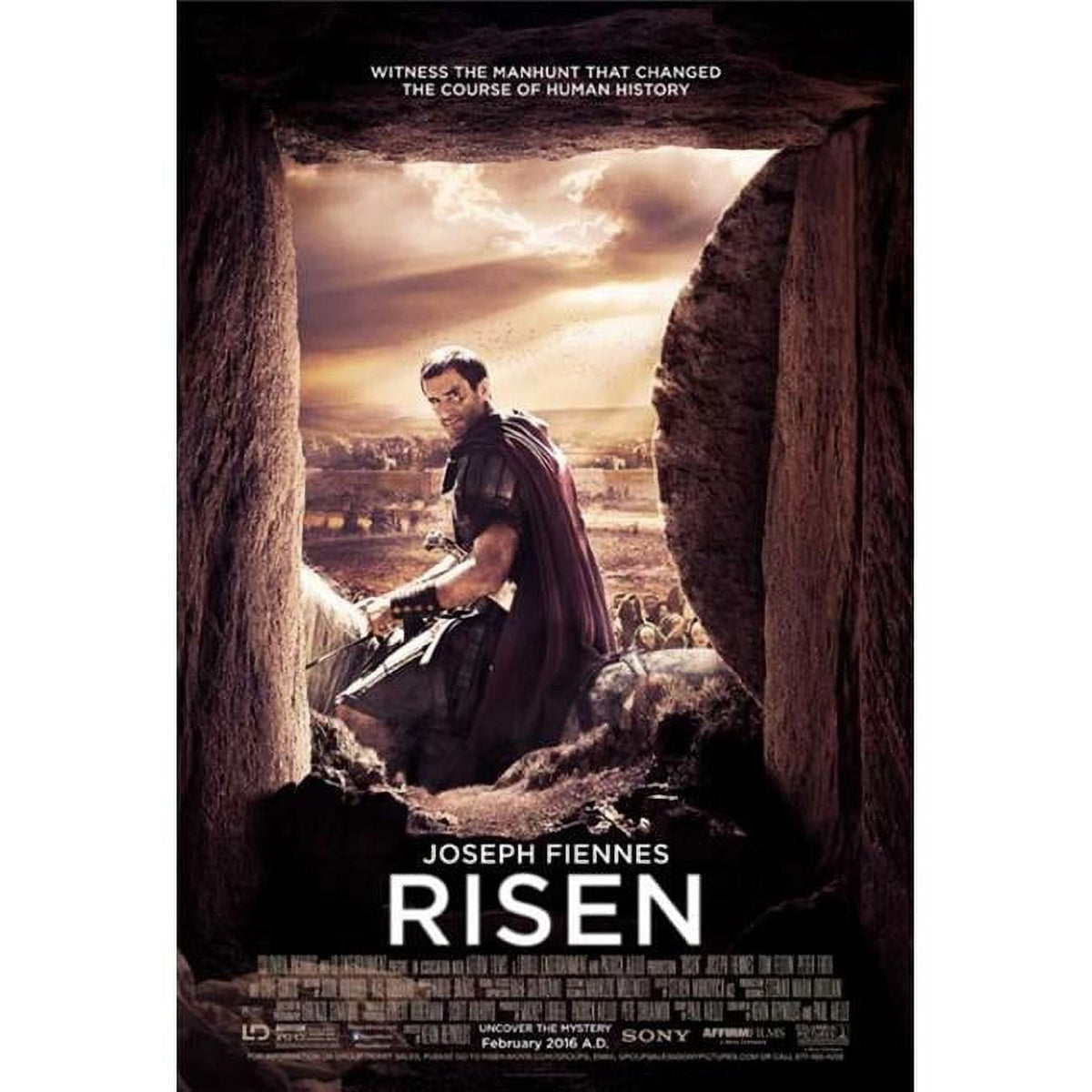Risen Movie Poster 27x40 print featuring inspirational artwork.