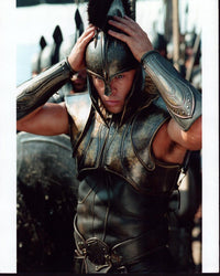 Brad Pitt as Achilles in Troy Photo Print, showcasing strength and heroism.
