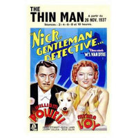 The Thin Man movie poster 11x17 print, classic film art.