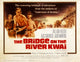 The Bridge on the River Kwai movie poster print in 10x8 size.
