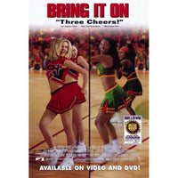 Bring It On Movie Poster Print 27x40 featuring vibrant colors and iconic cheerleading theme.