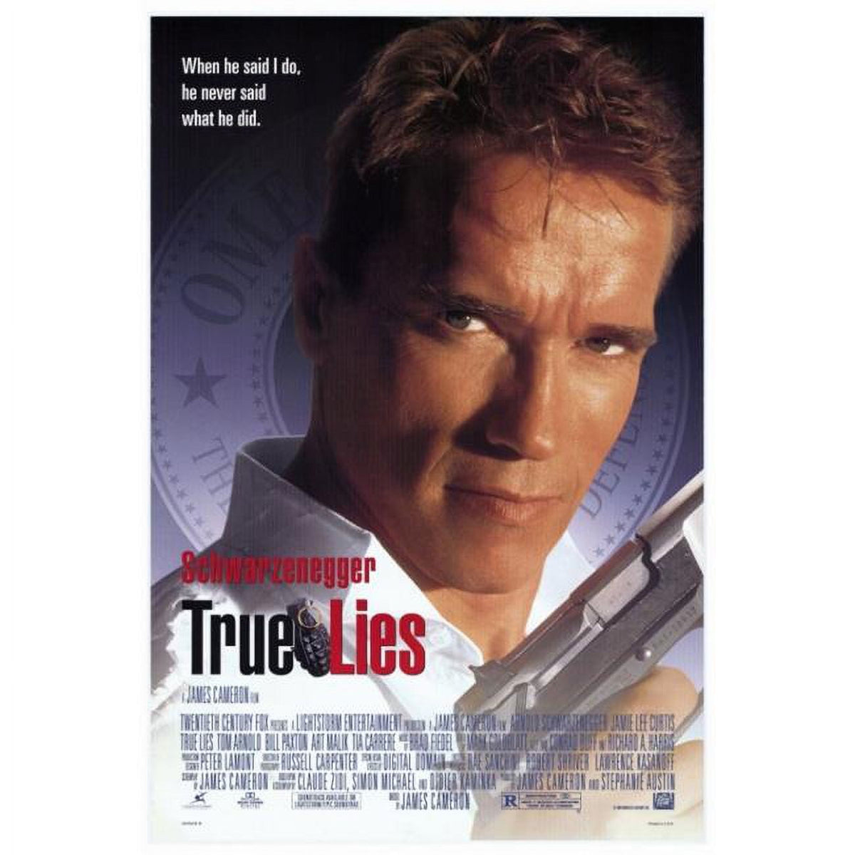 True Lies Movie Poster Print 27x40 inches