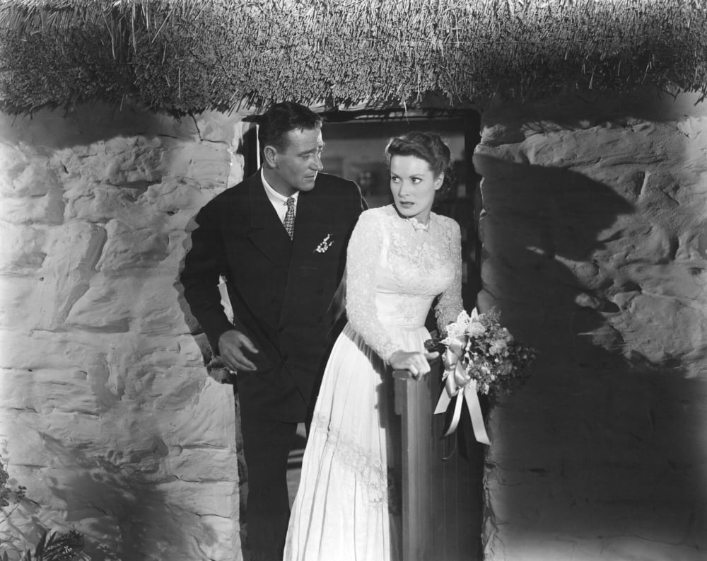 The Quiet Man Movie Photo Print showcasing classic film nostalgia.