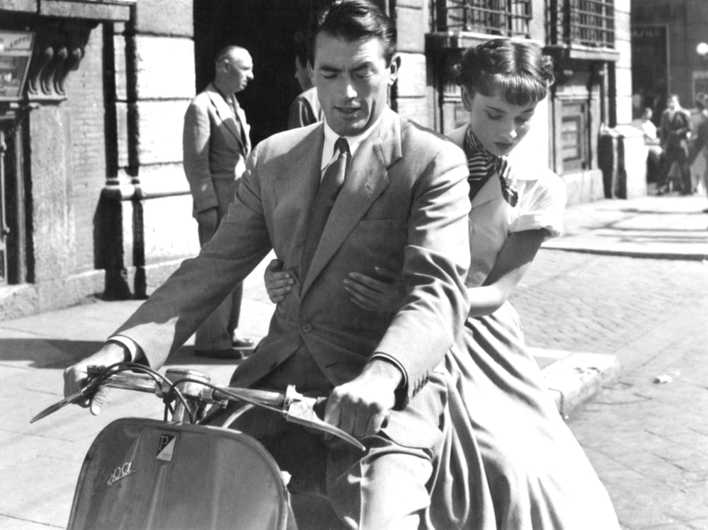 Roman Holiday Photo Print showcasing classic cinema romance