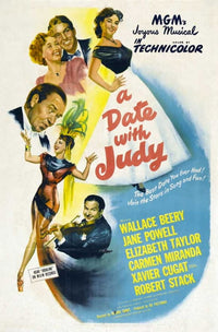A Date With Judy Movie Poster 11x17 print capturing classic film charm.
