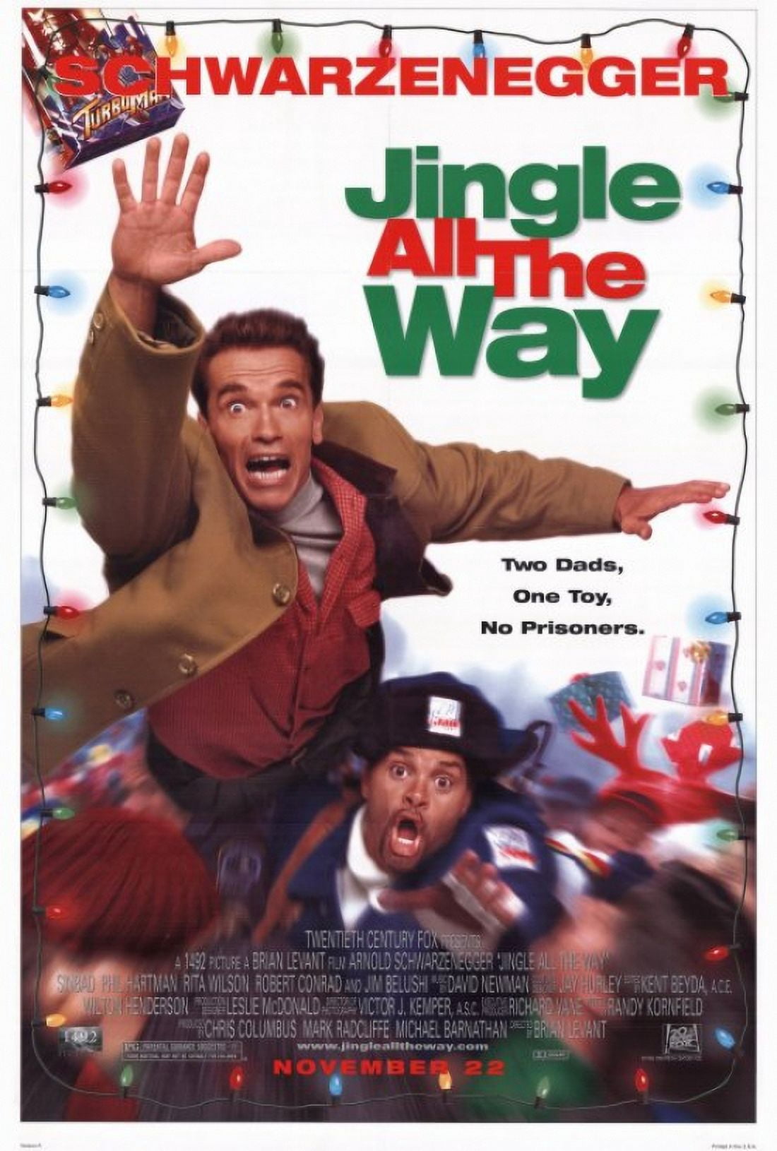 Jingle All the Way movie poster print in 27x40 size