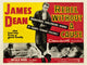 Rebel Without A Cause movie masterprint poster featuring James Dean and Natalie Wood.