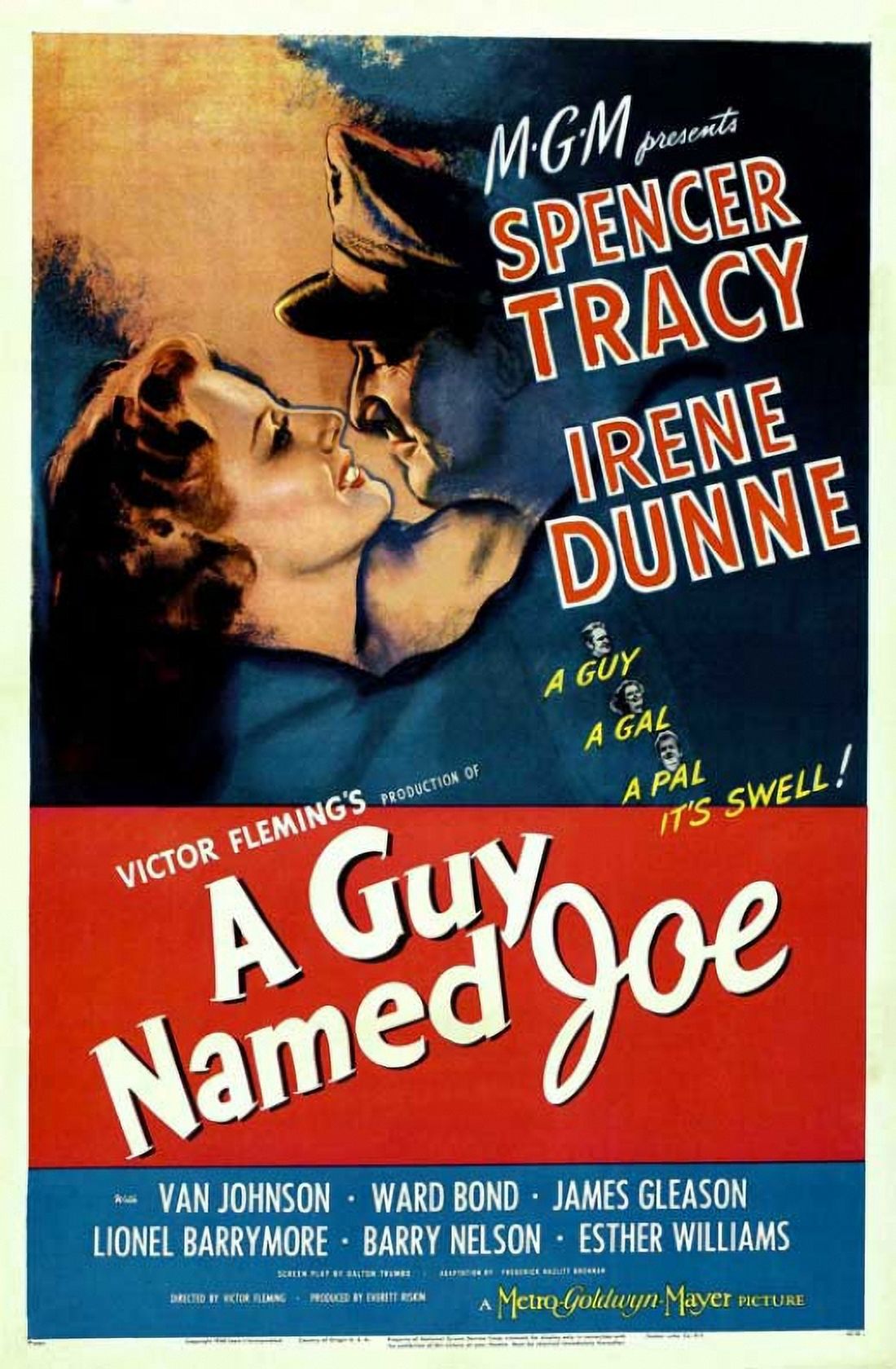 A Guy Named Joe Movie Poster - 11x17 print showcasing classic film art.