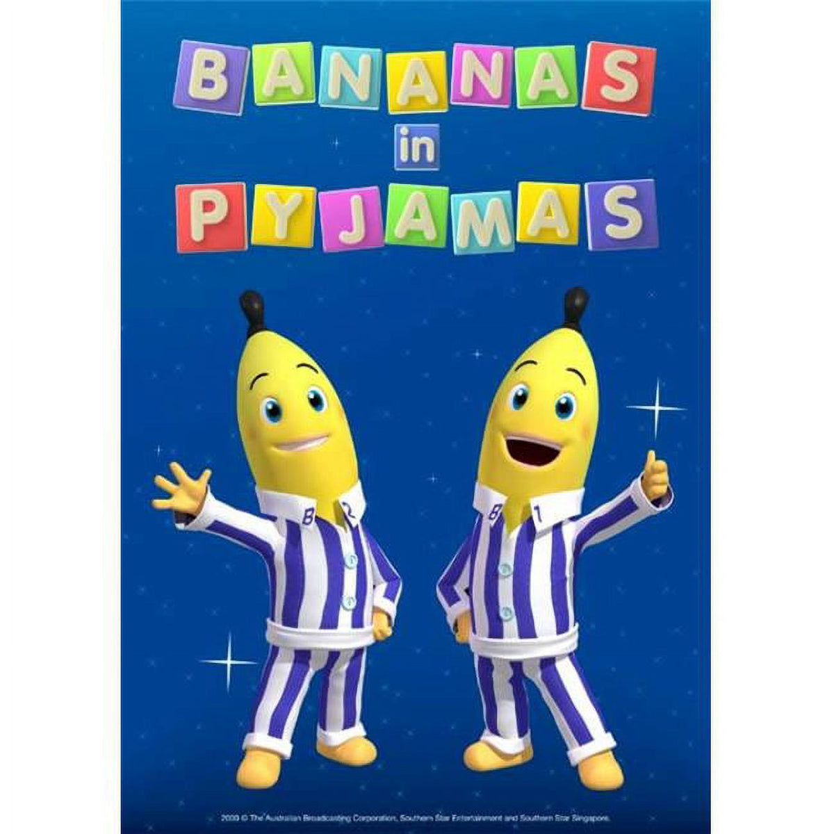 Bananas in Pyjamas The Movie Poster 11x17 print featuring B1 and B2 characters.