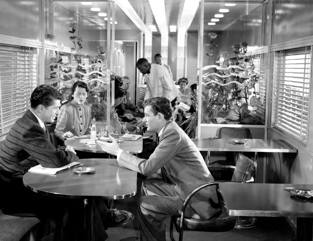 Strangers On A Train 1951 movie photo print featuring Farley Granger and Robert Walker.