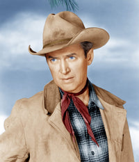 The Far Country movie photo print featuring James Stewart in classic 1954 film.