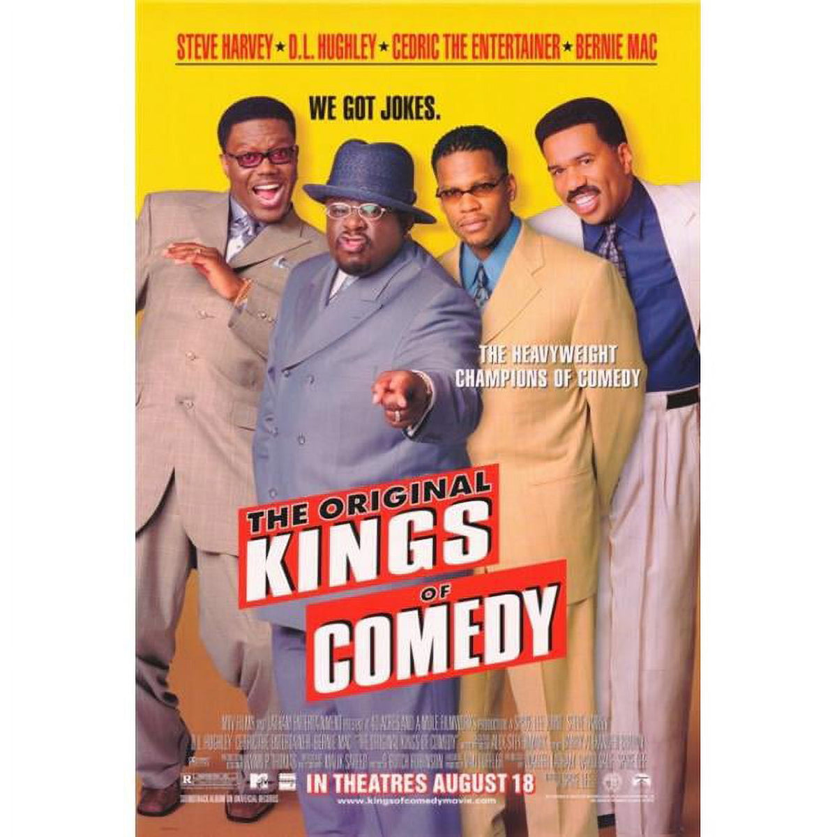 The Original Kings of Comedy Movie Poster Print showcasing iconic comedy moments.