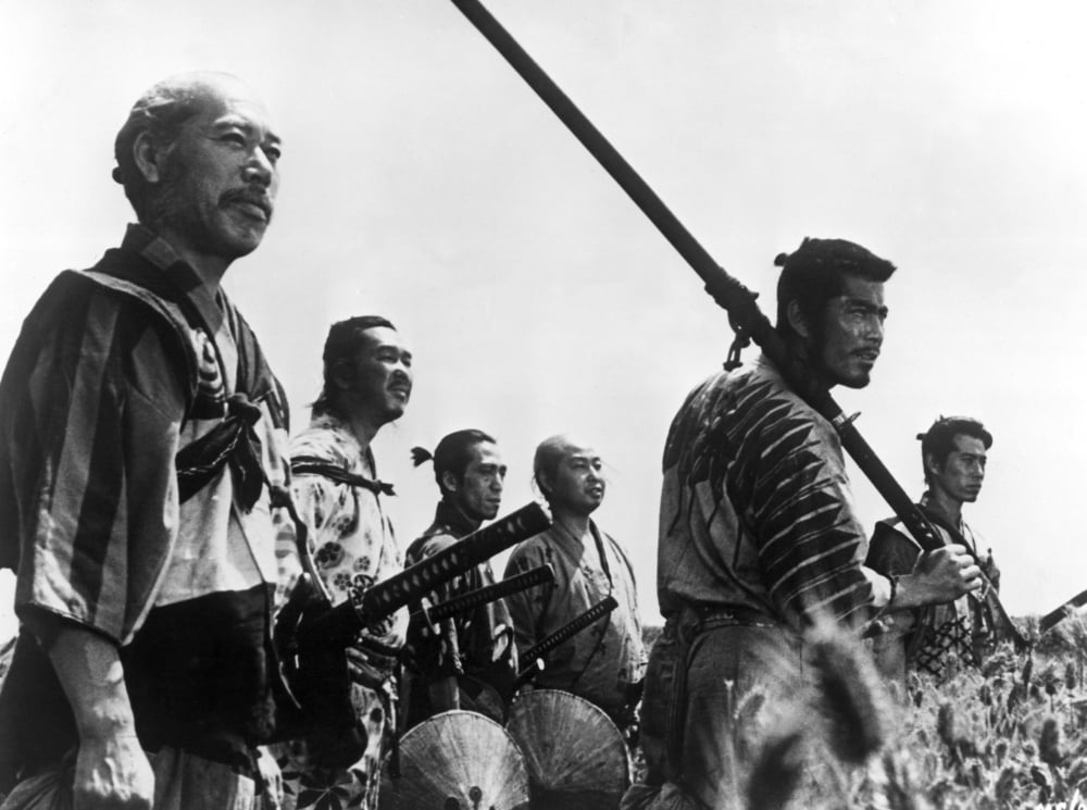 The Seven Samurai photo print available in multiple sizes.