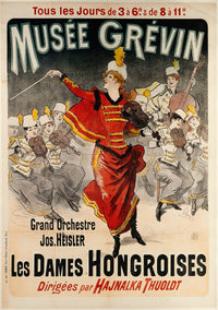 Les Dames Hongroise Art Print by Jules Chéret in multiple sizes.