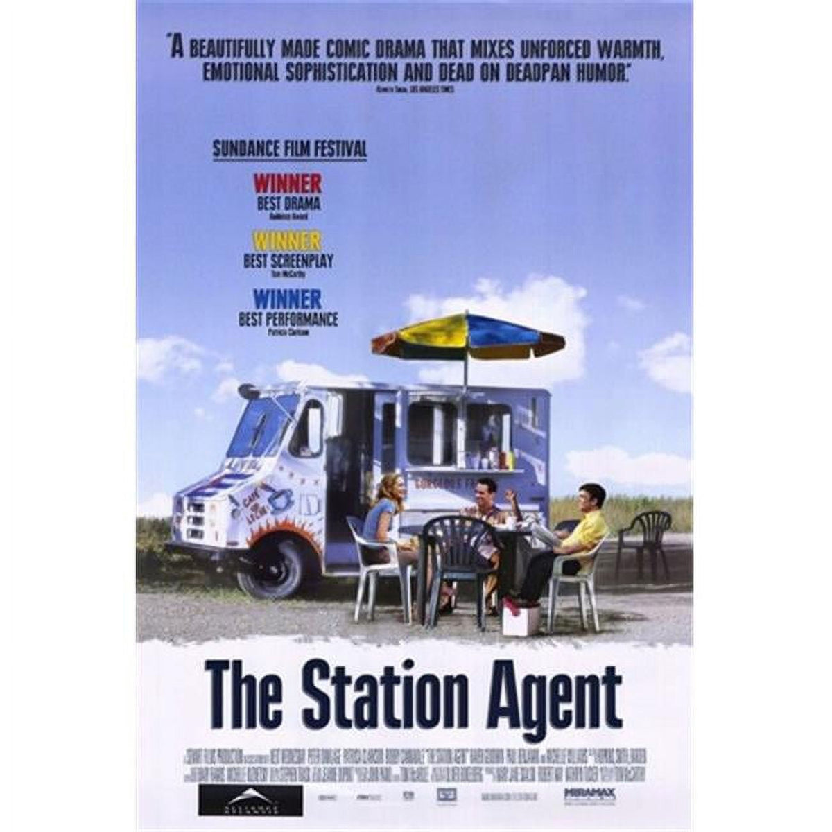 The Station Agent movie poster in 11x17 size.