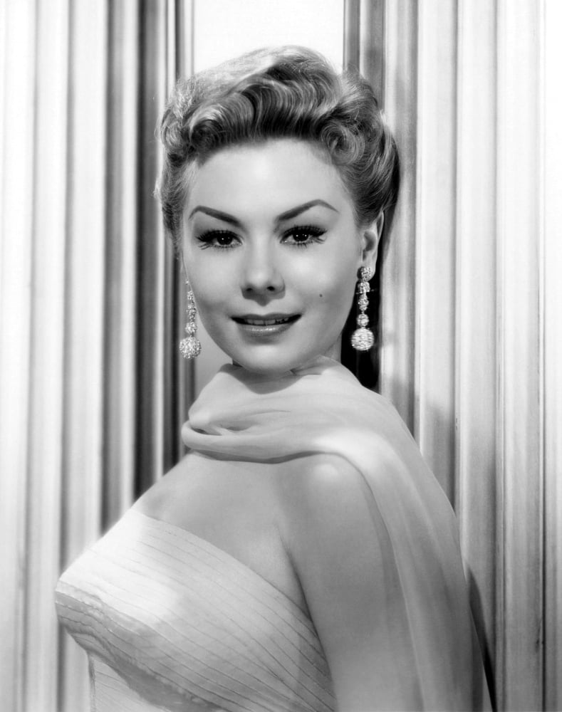 Mitzi Gaynor Draped Scarf Photo Print showcasing timeless elegance.
