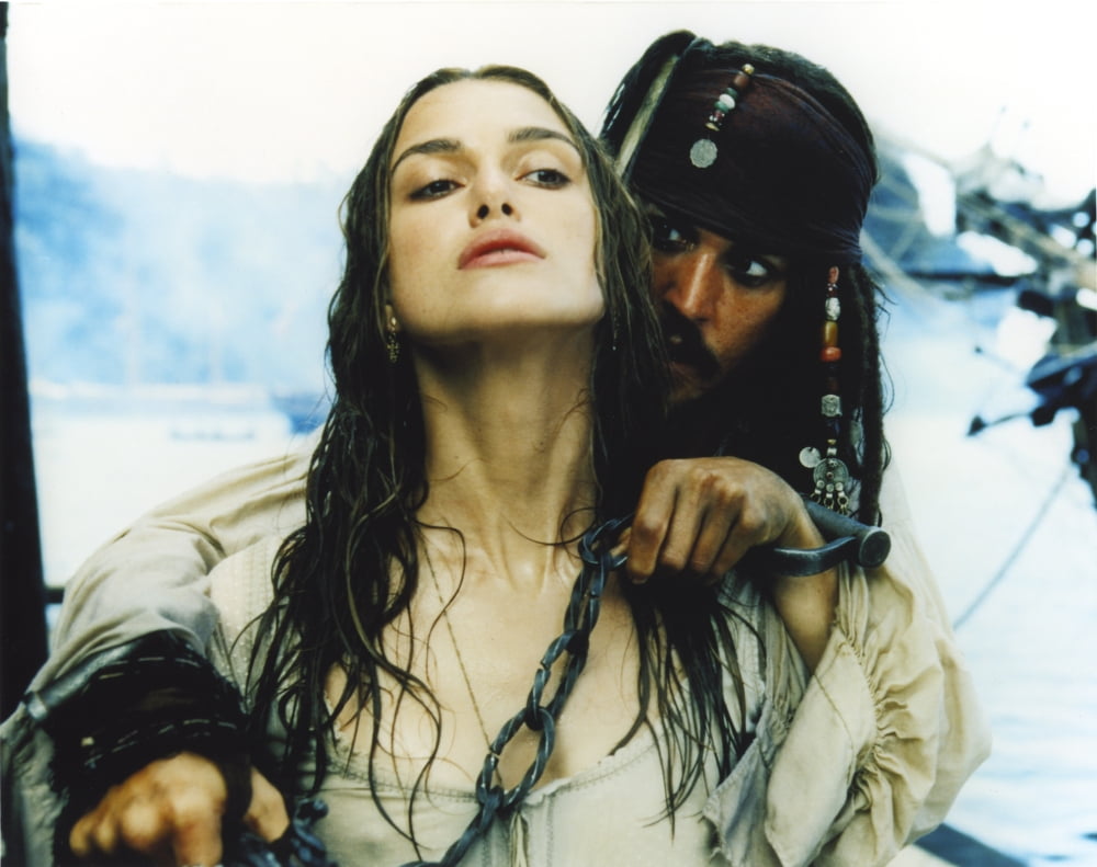 Keira Knightley photo print from Pirates of the Caribbean, available in multiple sizes.