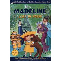 Madeline: Lost in Paris movie poster print featuring the beloved character in an enchanting Parisian setting.