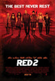 RED 2 movie poster in 11x17 size showcasing action-comedy film characters.