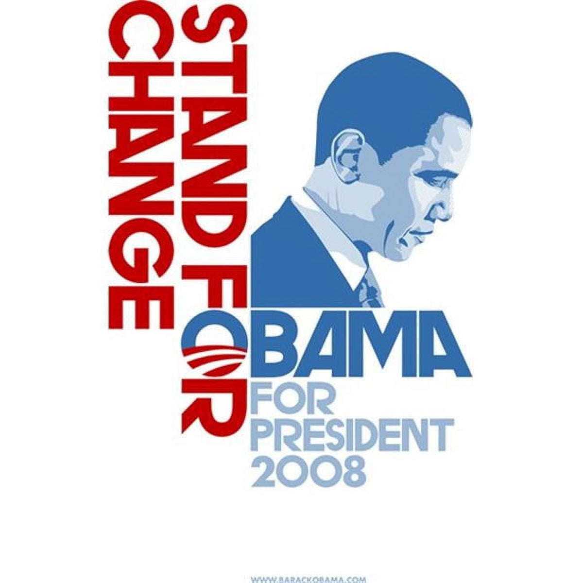 Barack Obama Stand for Change Campaign Poster 11x17