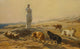 Pallas Athena and The Herdsman's Dogs Fine Art Print