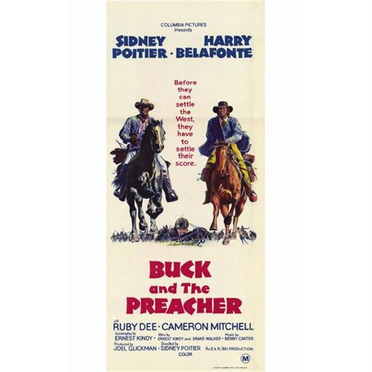 Buck and the Preacher Movie Poster 11x17 print