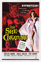 The She-Creature movie masterprint poster featuring Marla English