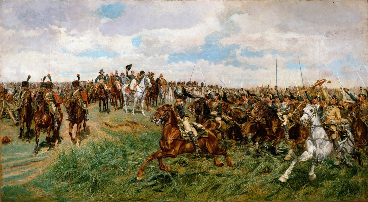 1807 Friedland Poster Print by Ernest Meissonier, historical artwork