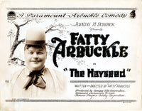 The Hayseed movie poster print featuring Roscoe Fatty Arbuckle, 1919.