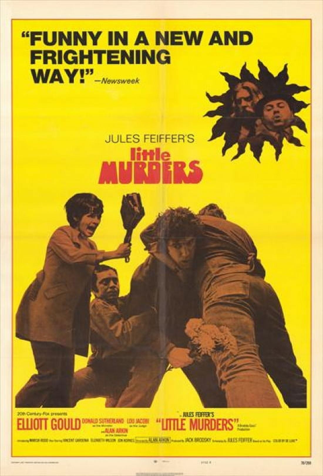Little Murders Movie Poster 11x17 print, dark comedy film art