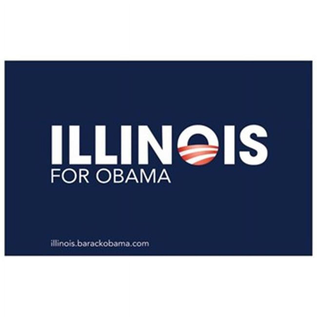 Barack Obama Illinois for Obama campaign poster 17x11