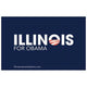 Barack Obama Illinois for Obama campaign poster 17x11