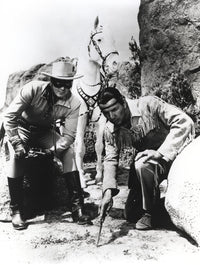 The Lone Ranger film still photo print - iconic Western image.
